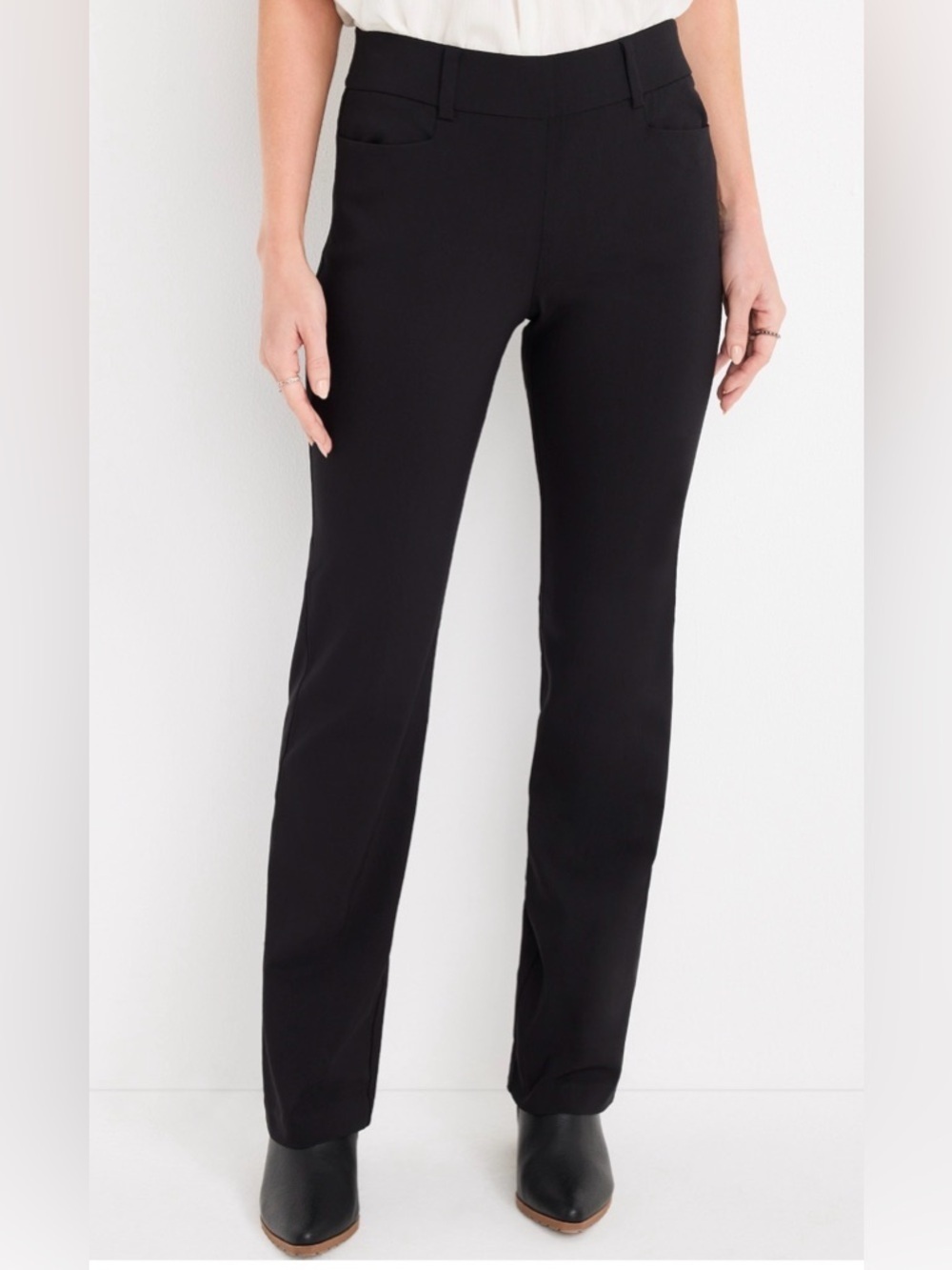 Mix It Black Pull-On Jeans, XL